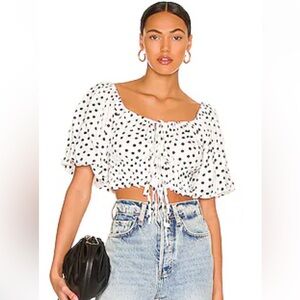 🧡 EUC MINKPINK X Revolve Multicolor Crop Top